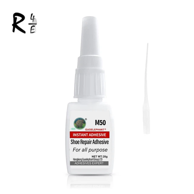 Instant Professional Grade Shoe Repair Glue, Fix Soles, Heels, Leather and Rubb