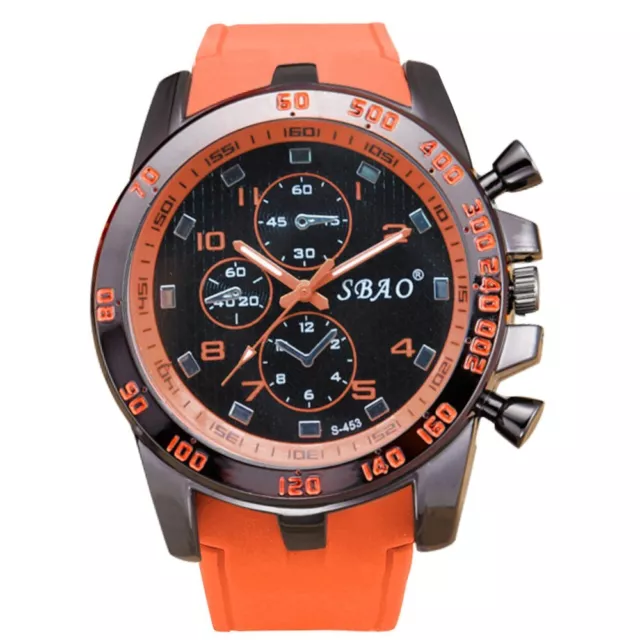 Stainless Steel Luxury Sport Analog Quartz Modern Men Fashion Wrist Watch OR