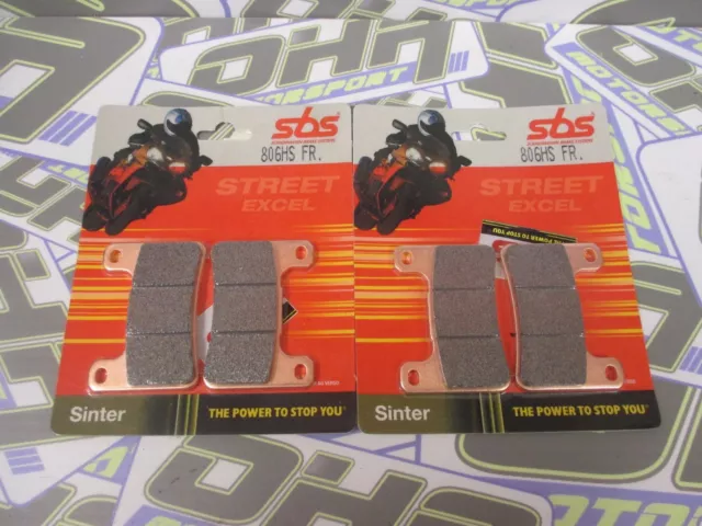 SBS HS Street Sinter HH Front Brake Pads for Kawasaki ZX10R Ninja 2008-2015