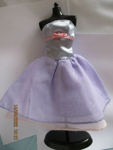 Tenue Pour Poupée Barbie - Jupe En Satin Et Tulle - Accessoire De Mode Mattel - Occasion