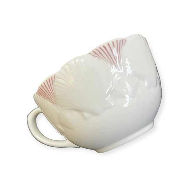 COALPORT FINE BONE China Tea Cup Set of 6 Oceanside Coral Made in