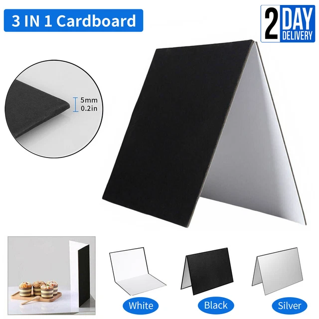 Light Reflector Cardboard Studio Table Photography Lighting Reflective Foldable
