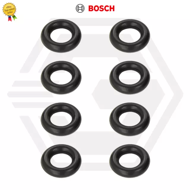 Bosch Fuel Injector Seal ORing AUDI BMW CITROEN FORD OPEL VW 1280210752 8 PACK
