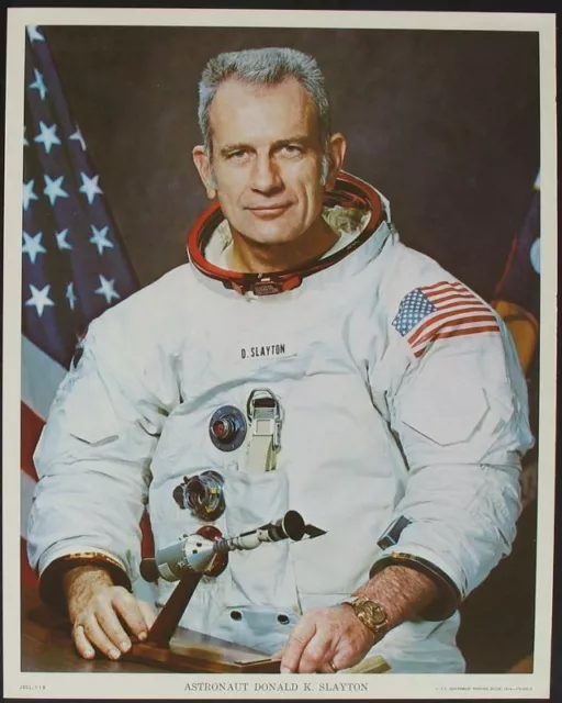 s948) Donald Slayton Astronaut ASTP  - NASA Photo Autogramm Autograph