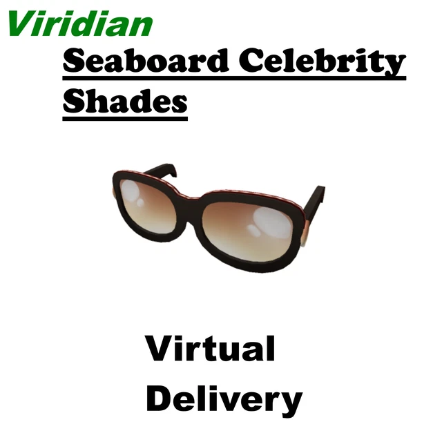 Roblox Series 10 Seaboard Celebrity Shades Code (SENT THROUGH MESSAGES)