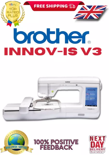 Embroidery Machine Brother  Innovis V3  DIGITAL COLOUR SCREEN Innov-Is V3