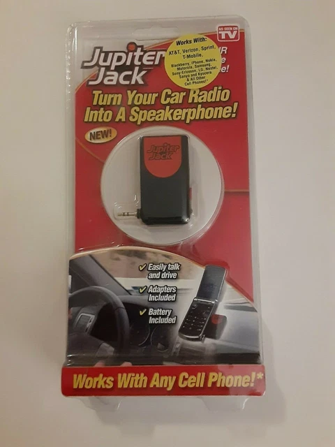 Jupiter Jack & Adapters Car Radio Cell Phone Converter As Seen On TV