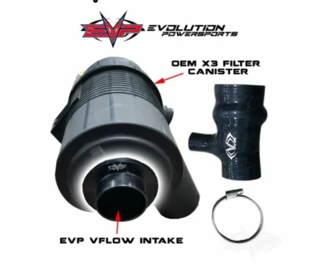 Evolution Powersports Evo V Flow Silicone Intake Only Can-Am Maverick X3 17-19