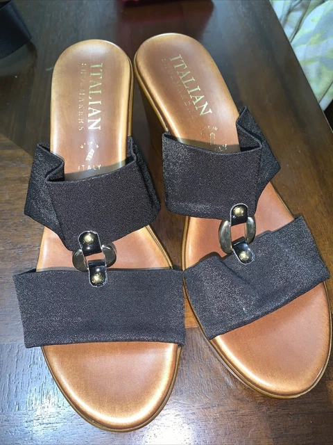 Italian shoemakers sales elly wedge sandal
