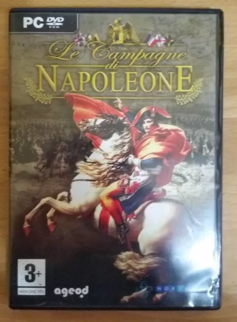 Gioco Pc Dvd Rom, "Le Campagne Di Napoleone ", Perfetto, Manuale Italiano