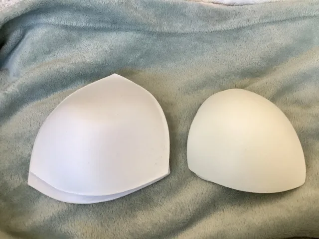 New Pair of Replacement Bra Pads for Genie Type Bras One Size Fits All 3  Colours