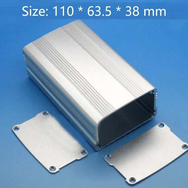 Electronic Aluminum PCB Instrument Enclosure Case Project Box DIY 110*63.5*38mm