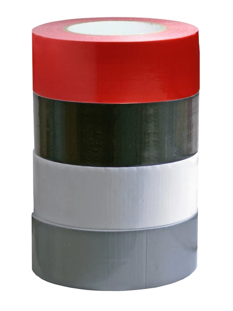 TNCIAD PW Red Duct Tape – 3 Rolls Of Strong Red Heavy Duty 48mm X - View #3