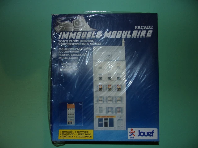 Maquette Jouef à Monter – Immeuble Façade Toit Zinc – NEUF – Réf. 1053