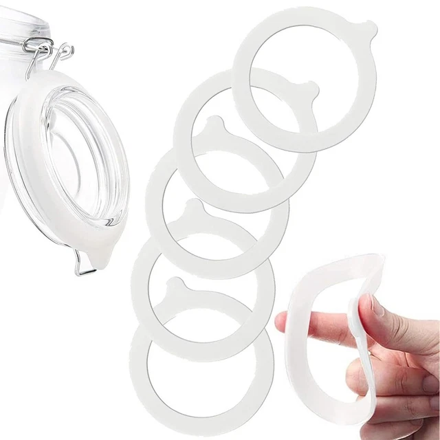 HYTEC Rubber Sealing Rings For 70mm ID Jam Jars - Set Of 10