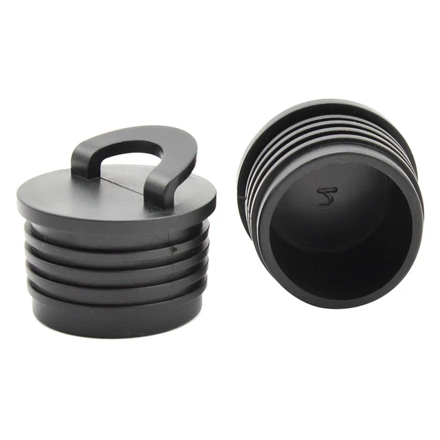 Bouchon de vidange, Kit de Bouchon de vidange Universel Robuste 2 Bouchons bonde avec vis pour canoë Bateau dériveur Kayak