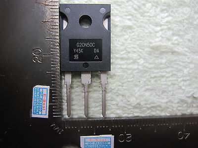 5PCS TRANSISTOR Mosfet Vishay TO-247 sihg 20N50C sihg 20N50C-E3 G20N50C 