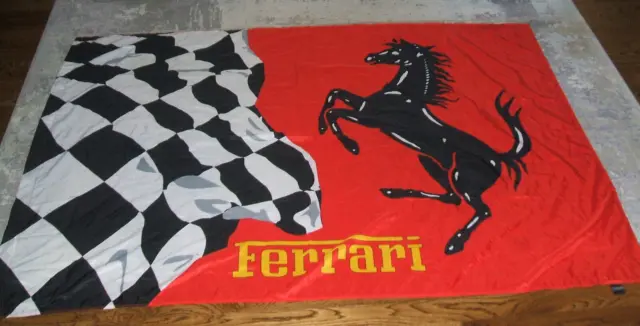 Official Ferrari Large Flag, Over 6’ X 4’, 1999
