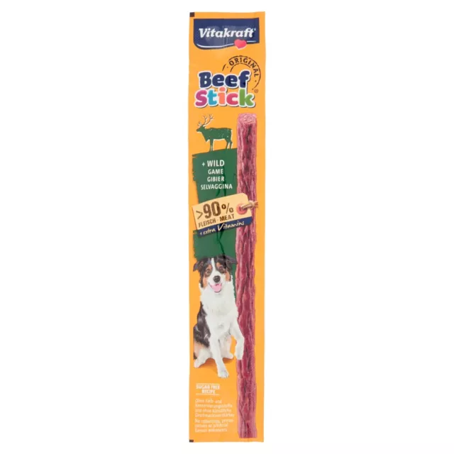 Vitakraft Beef Stick Snack per Cani con Carne Confezione da 10 stick da 12g cad. 3