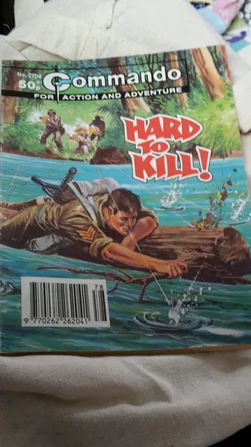 Commando comic  HARD TO KILL NO 2704
