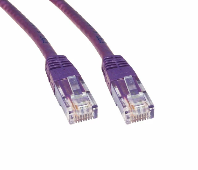 Câble CAT6 UTP CCA Violet - 5m, Pour Seulement 3,49