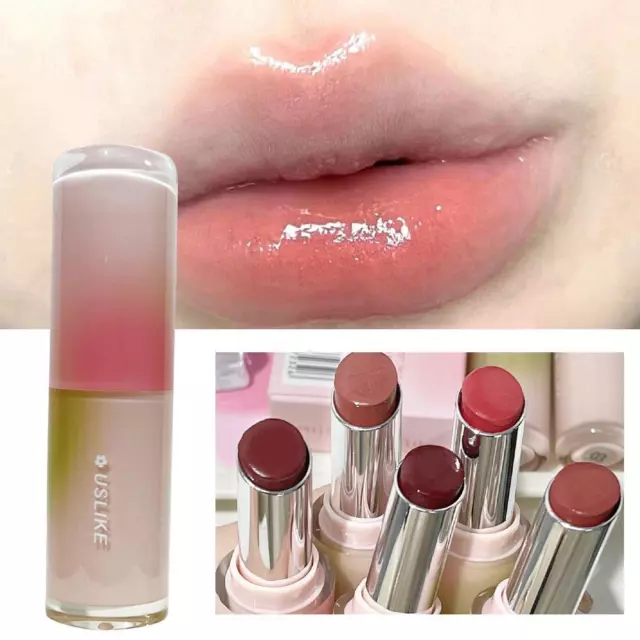 Mirror Lipstick Hawthorn Red Moisturizing Long Lasting Glass Watery Lip Glo T4T8