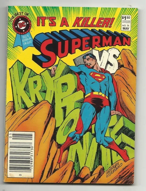 Best of DC Blue Ribbon Digest #36 - Superman vs. Kryptonite - VF 8.0
