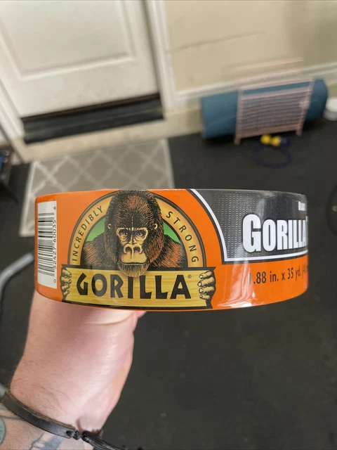 Gorilla Tape 1.88 In. x 30 Yd Black Heavy Duty Duct Tape Waterproof  In/ Outdoor