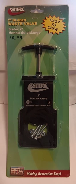 Valterra Bladex 1-1/2" Replacement Waste Valve Body w Plastic Handle Carded
