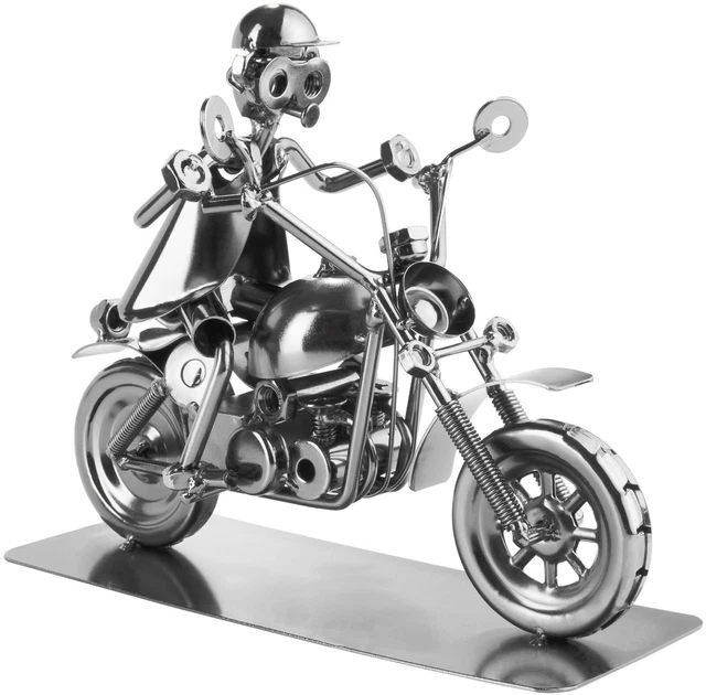 Figurine Diplômé BRUBAKER - Sculpture Métal 20,5cm, Cadeau étudiant Original