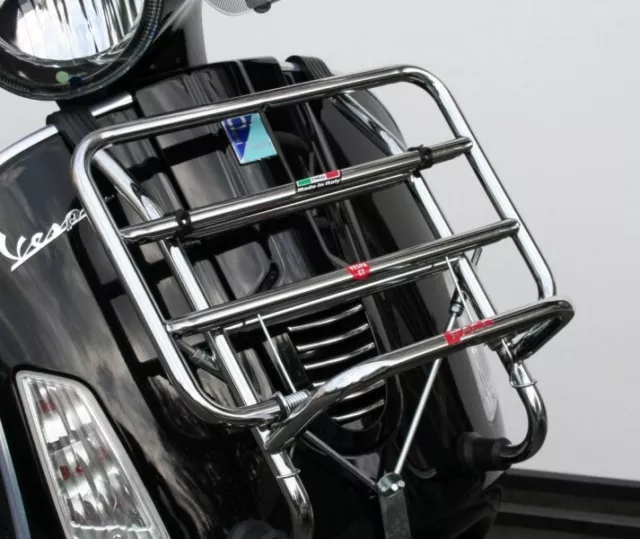 Portapacchi Cromato Anteriore per VESPA GTS 125 250 300 SUPER