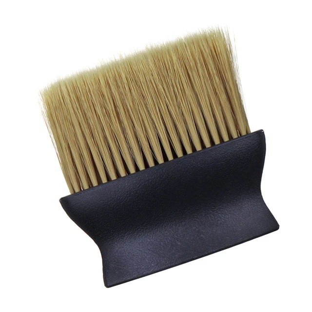 Soft Hair Brush Hair Sweep Brush Stylist Neck Brush Black