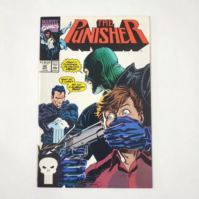Punisher #42 (1987 Series) Direct Vol. 1 Marvel Comic Book Nov 1990 Texeira