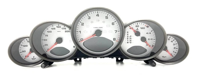 PORSCHE 997 GEN1 Tiptronic Instrument Cluster Clocks Speedometer Rev ...