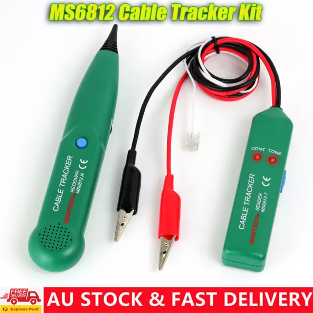 MS6812 Cable Tracker Tone Generator Probe Finder Network Wire Tester Tracer Kit