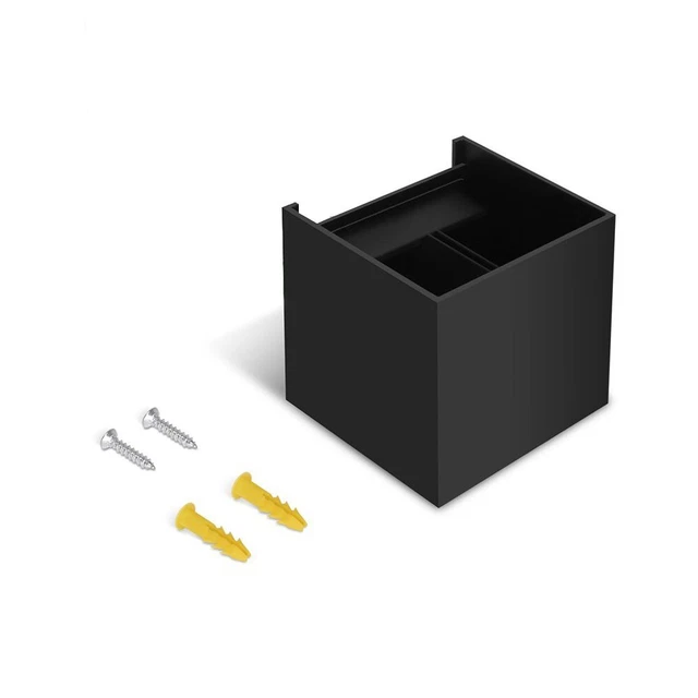 12W Wandlampe Cube Würfel LED Wand Leuchte Up Down Lampe Außen-Innen Wasserdicht