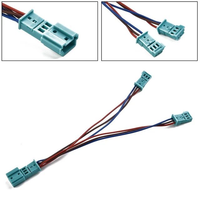Aucun Y Type Câble Radio Adaptateur Voiture Embouts Câblage 1pcs Bleu Durable