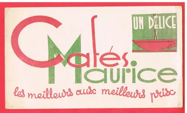 Buvard - Cafe Maurice - Un Delice