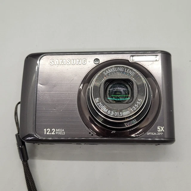 Samsung PL55 12,2 megapixel fotocamera digitale compatta testata nera 10