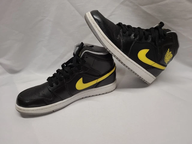nike jordan 1 mid yellow