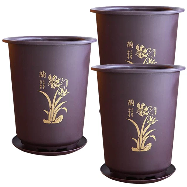 3 Sets Blumentöpfe Für Den Haushalt Kinderzimmer Orchidee Hart