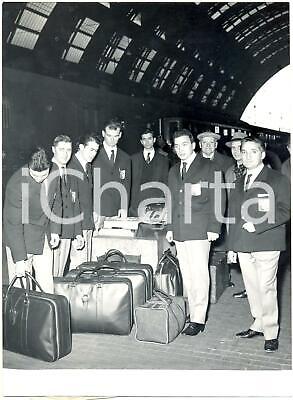 1962 MILANO Stazione Centrale Alpini CAAI in partenza per Ande patagoniche *Foto