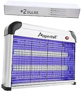 Powerful 20W Electronic Insect Indoor Zapper, Bug Zapper, Fly Zapper, silver
