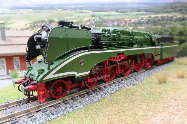 ROCO SPUR H0 63201 Dampflok Mit Tender BR 18 201 Der DR DDR Ep III 8 