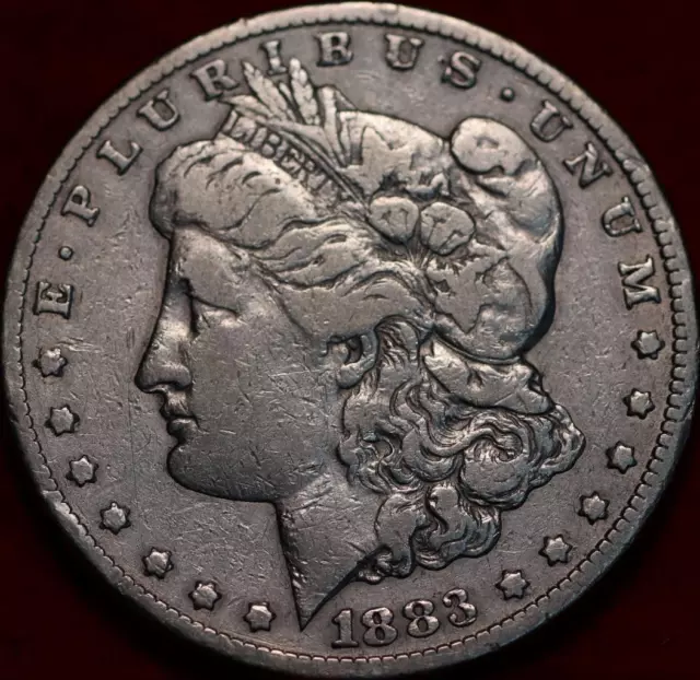 1883-CC Carson City Mint Silver Morgan Dollar