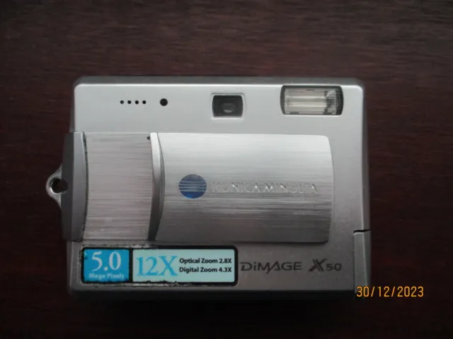 Konica Minolta Dimage X50 5.0 MP Digital Camera - Spares or Repair
