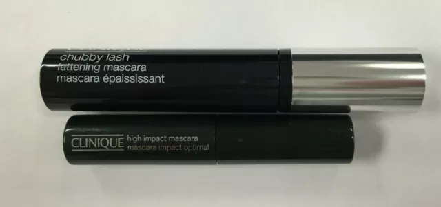 Full Size Clinique Chubby Lash Fattening Mascara 01 Jumbo Jet(Black)+High Impact