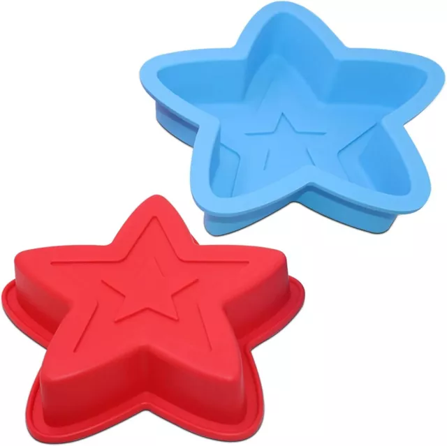 Stampo da forno a forma di stella a 2 confezioni, teglia in... 2