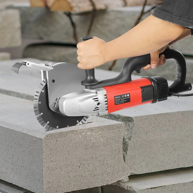 Tagtuell Elektrische Betonsäge 5200W - Diamant Trennschneider Mit Kupfermotor, Max. 68mm Schnitttiefe