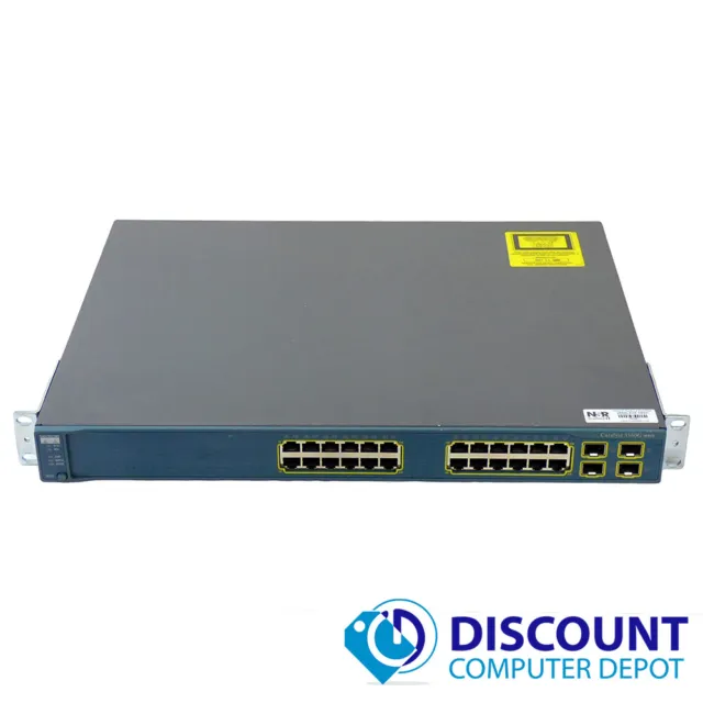 Cisco Catalyst WS-C3560G-24TS-E Ethernet 24 Port Gigabit Switch 4x SFP